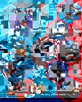 5 в 1 оцветявки: Капитан Америка + лепенки