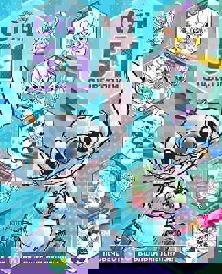 5 в 1 оцветявки: Стич + лепенки