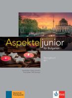 Aspekte junior fur Bulgarien - ниво B2.1: Учебна тетрадка по немски език за 11. и 12. клас + CD