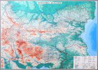 България - природогеографска карта
