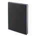 Бележник 14х20 изк.кожа черен, 120 л., шит