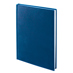 Бележник 14х20 изк.кожа син, 120 л., шит