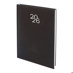 Бележник с дати 14х20 книговинил черен, 168 л.