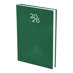 Бележник с дати 14х20 книговинил зелен, 168 л.