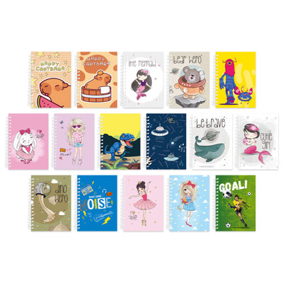 Бележник В7, 8.5х11.5, 80 л., спирала