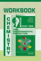 Chemistry and Environmental Protection Workbook for 9. Grade Учебна тетрадка по химия и опазване на околната среда за 9. клас