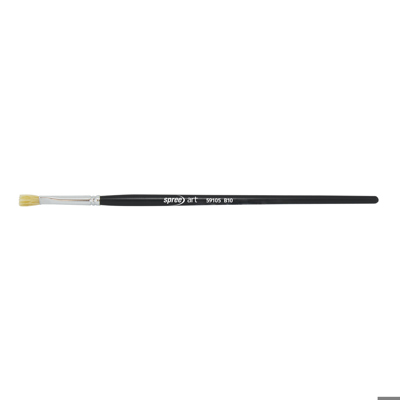 Четка плоска B10, акрил/масло, четина