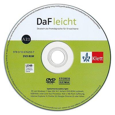 DaF Leicht - ниво A2.1: Комплект от учебник и учебна тетрадка по немски език + DVD