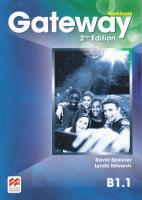Gateway - Intermediate (B1.1): Учебна тетрадка за 8. клас по английски език Second Edition