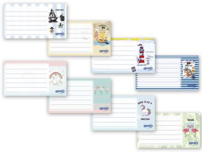 Етикети ученически лепящи Basic, 10х4 бр.