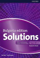 Solutions - част B1.1: Учебник по английски език за 8. клас Bulgaria Edition