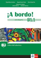 A Bordo! Para Bulgaria - ниво B1.1: Учебник по испански език за 8. клас
