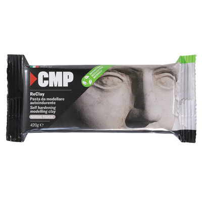 Глина за моделиране ReClay 420 г, сива, рециклирана