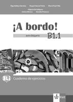 A Bordo! Para Bulgaria - ниво B1.1: Учебна тетрадка по испански език за 8. клас + CD