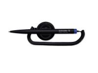 Химикалка с шнур Klick-Fix-Pen М, черно тяло, синьопишеща