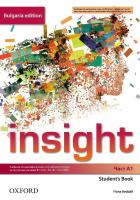 Insight - част A1: Учебник по английски език за 8. клас за интензивно обучение Bulgaria Edition
