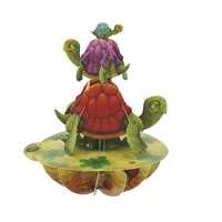 Картичка Balancing Tortoises, Pirouettes