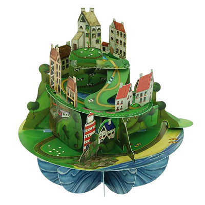 Картичка Hill Town, Pirouettes