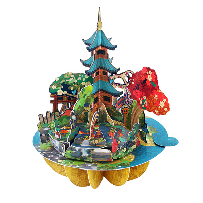 Картичка Japanese Gardens, Pirouettes