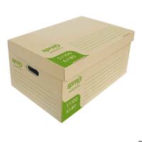 Кашон архивен кафяв 550х360х255 мм, микровелпапе 3 мм