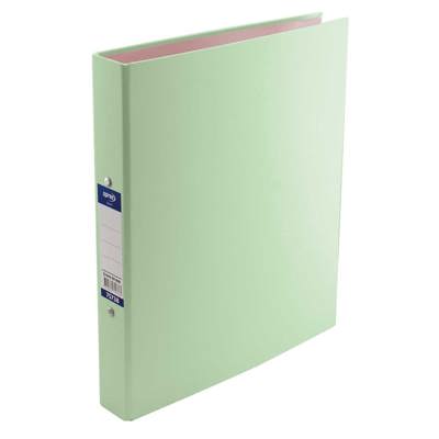 Класьор 2 ринга А4, 40 мм, Pastel, зелен