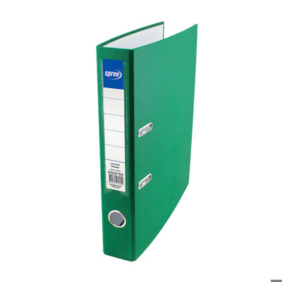 Класьор А4, 55 мм, PP, зелен