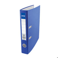 Класьор с метален кант А4, 55 мм, PP, син