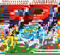 Книжка за оцветяване с вода: Еднорози + водна писалка