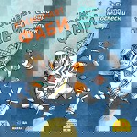 Космонавт Фаби събира космически боклук