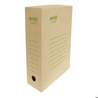 Кутия архивна кафява 100 мм, микровелпапе 2 мм