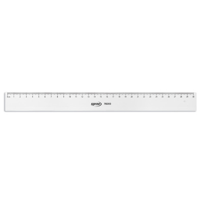 Линия прозрачна 30 см, ширина 31 мм