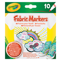 Маркери текстилни, 10 цвята