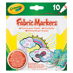 Маркери текстилни, 10 цвята