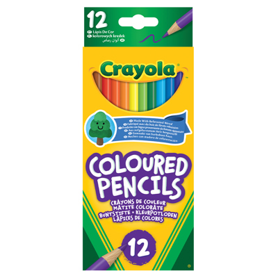 Моливи 12 цв., кръгли