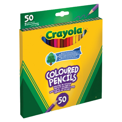 Моливи 50 цв., кръгли