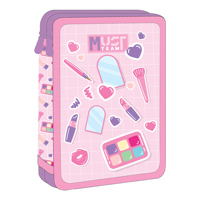 Несесер зареден двоен Cosmetics, 15x5x21