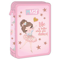 Несесер зареден двоен Shiny Ballerina, 15x5x21