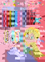 Оцвети: Принцеси + цветни моливи