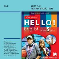 Hello! Аудиодиск № 2 по английски език за 5. клас - New Edition