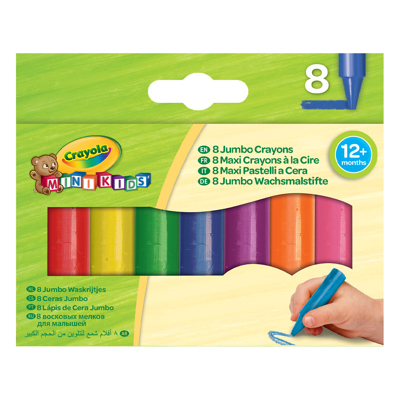 Пастел восъчен 8 цв. Jumbo, Mini Kids