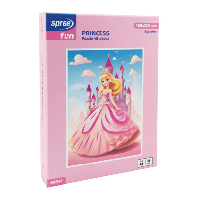 Пъзел Foil print, 48 части 480х320 мм 4+, Princess