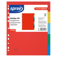 Разделител РР, 2x6 цвята
