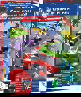 Сглоби и играй! Състезателни автомобили + пъзел и 6 автомобила