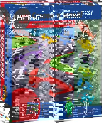 Сглоби и играй! Състезателни автомобили + пъзел и 6 автомобила