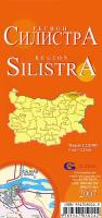 Силистра - регионална административна сгъваема карта