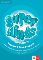 Super Minds for Bulgaria: Книга за учителя по английски език за 3. клас + CD