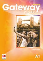 Gateway - Elementary (А1+): Учебна тетрадка за 8. клас по английски език Second Edition
