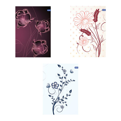 Тетрадка А4, мат/UV Bloom, 40+2 л.ред, 70 г/м2