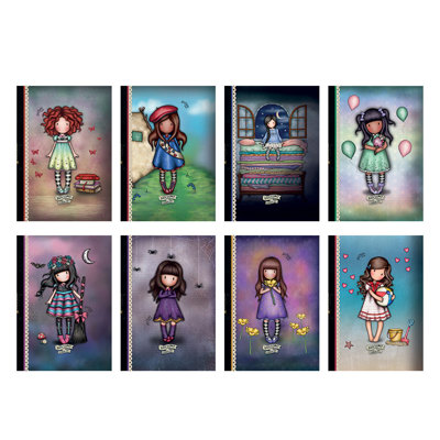 Тетрадка А4 мат/UV тв.корица Gorjuss, 80 л.ред, 70 г/м2