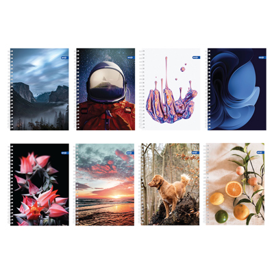 Тетрадка A4 спирала UV Basic, 60 л.ред